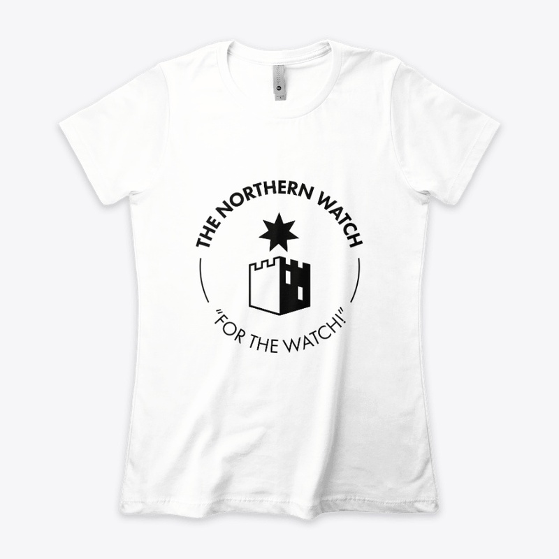 Women's Boyfriend Tee - Black logo