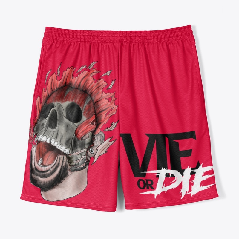 2024 VIEorDIE Gym Short(Red)