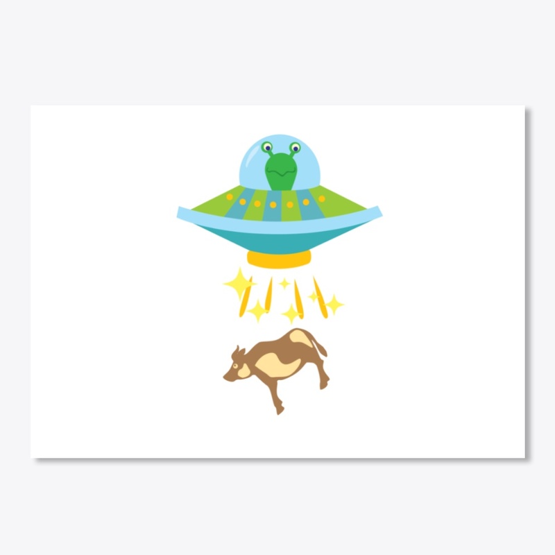 ALIENS LIKE COWS IN SPACE