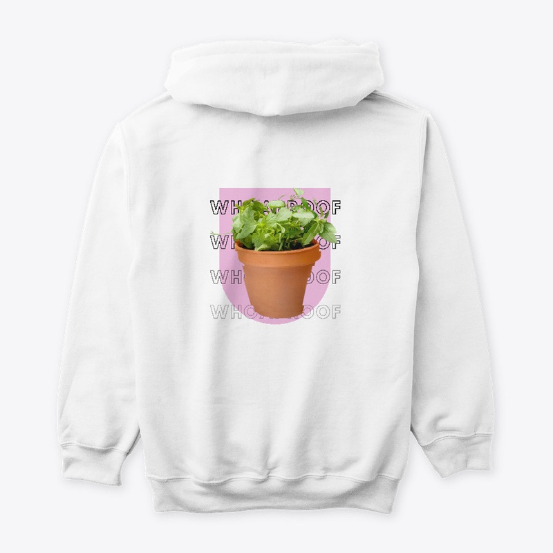 Whoaproof Ocimum basil, Pink background