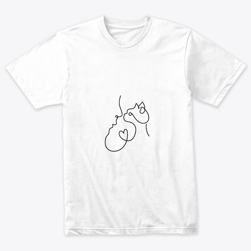 Cat mom love line art t shirt