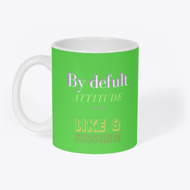 Defult attitude look design tshirt