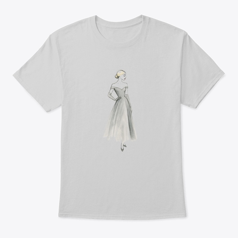Gray Elegance – Couture Illustration