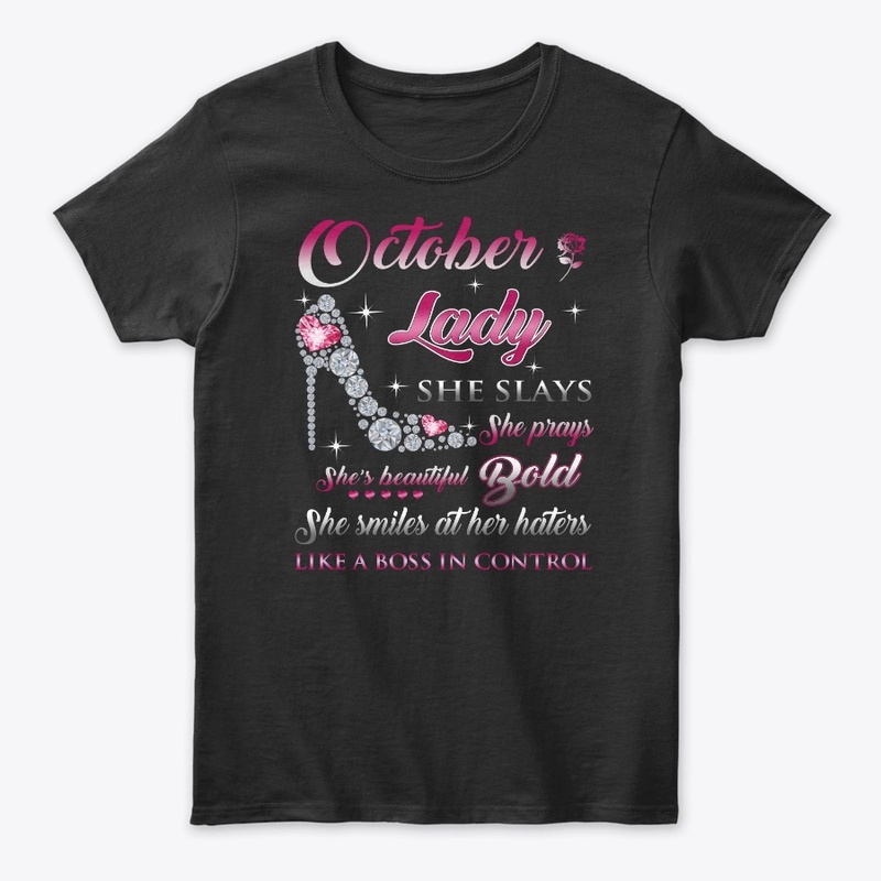 Upcoming Birthday October Lady T-Shirts