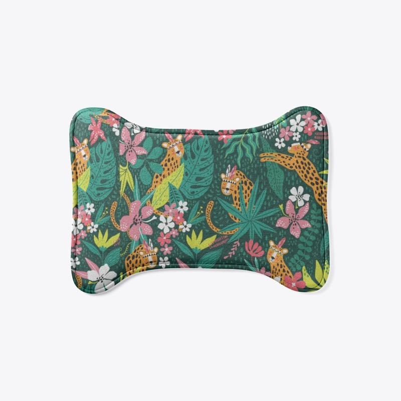 Best Selling Leopard   tropical leaves