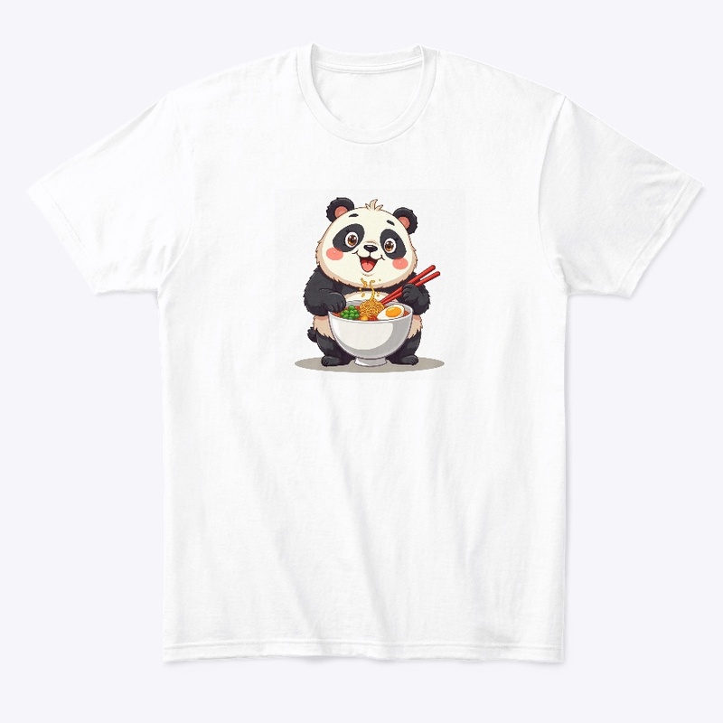Ramen Panda Feast Cute Cartoon 