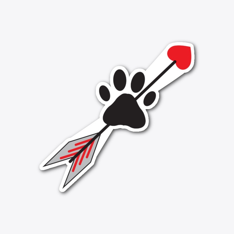 Paw & Heart Arrow Tee