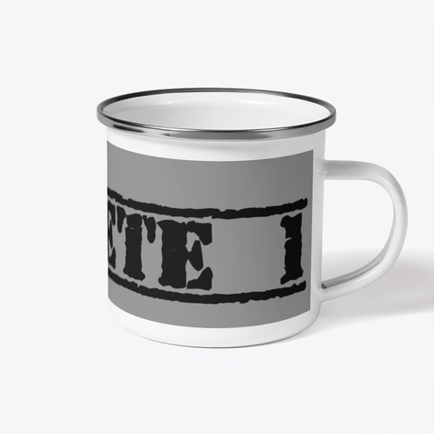 Athlete 1 Camping Mug Medium Grey T-Shirt Back