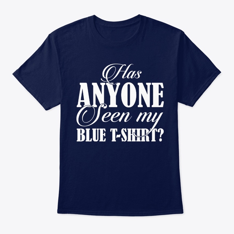 blue t-shirt