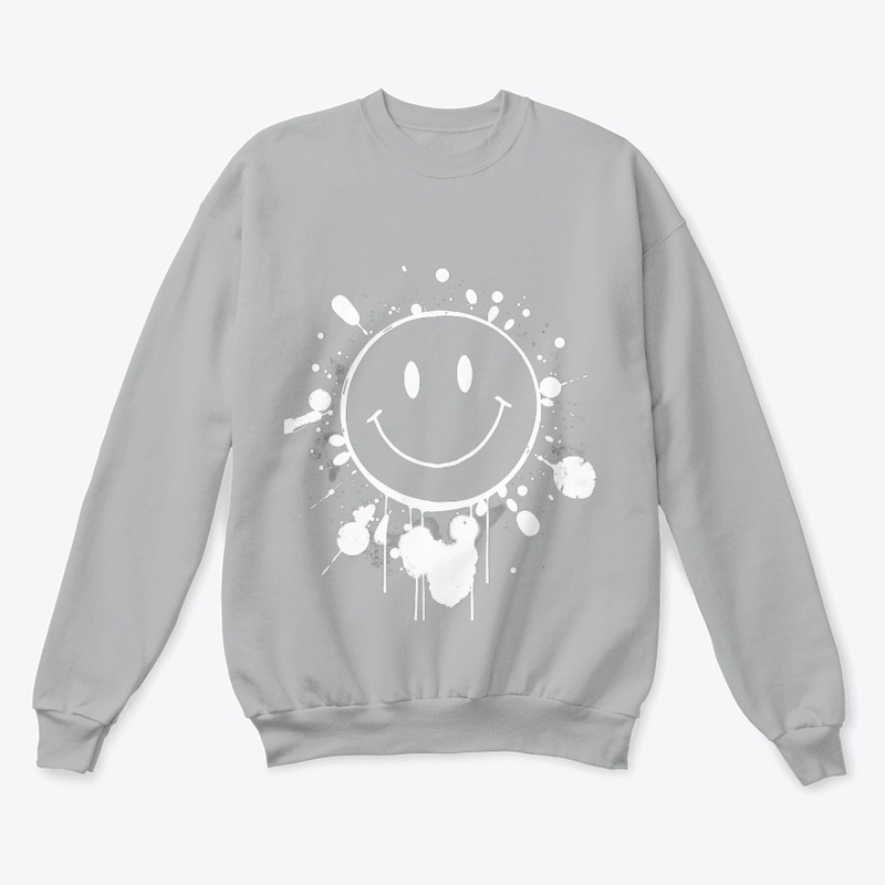 Smiley Splatter Art