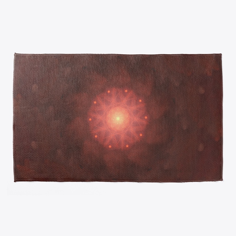 Radiant Red Mandala