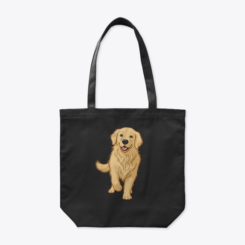 Happy Golden Retriever Design