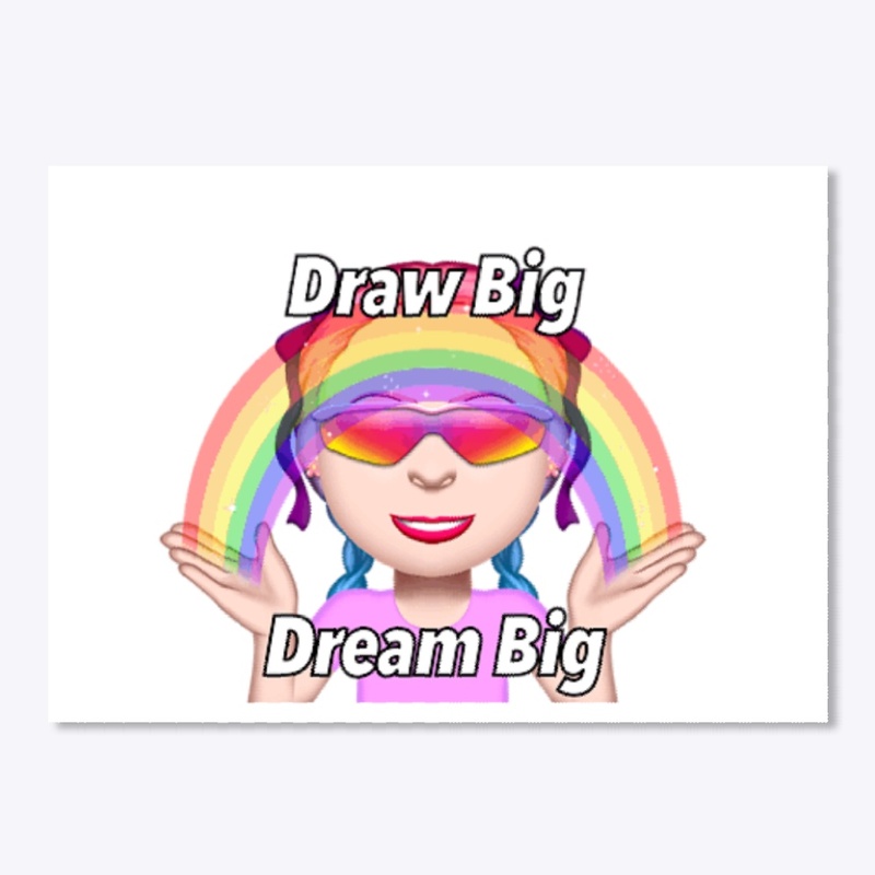 DrawBigDreamBigUnicornEmojiMeRainbow