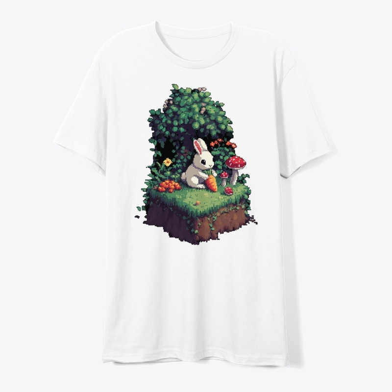 Nature’s Takeover Bicycle Pixel Art