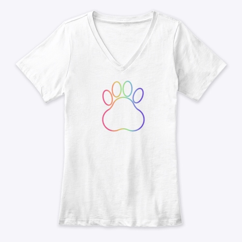 Rainbow Pride Paw