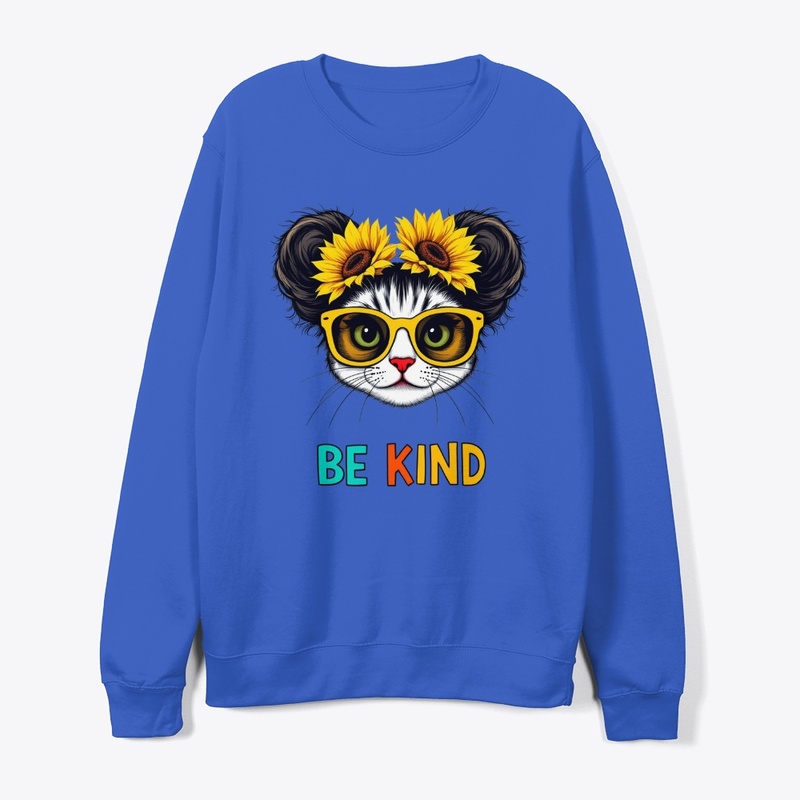 Sunflower Cat Kindness
