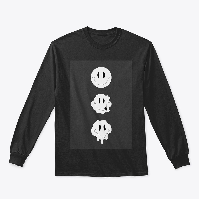 retro smiling graphic tee design