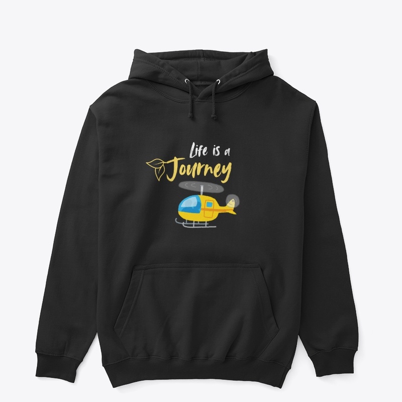 Life is a Journey Helicopter Art