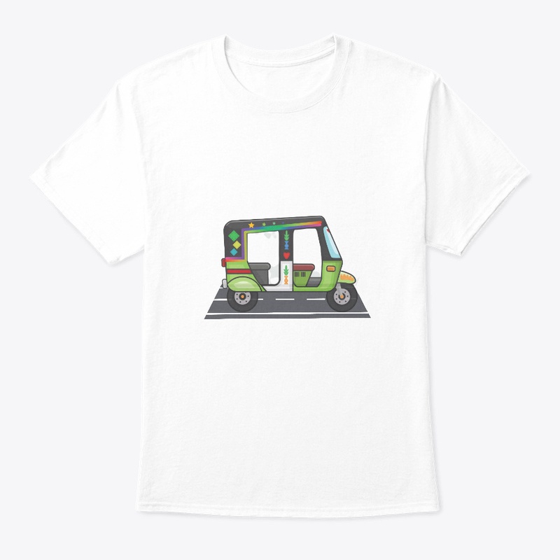 Pakistani Rickshaw Vector Art t-shirt