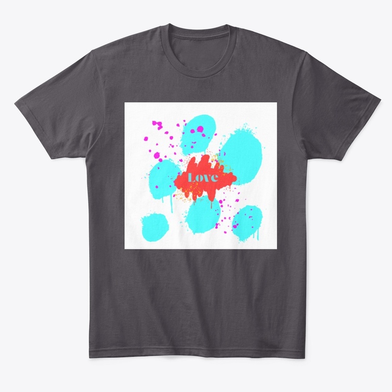 Love logo design t-shirt 