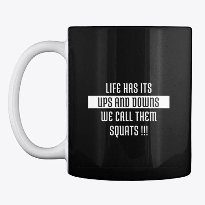 Funny Fitness Quote - Squatting 
