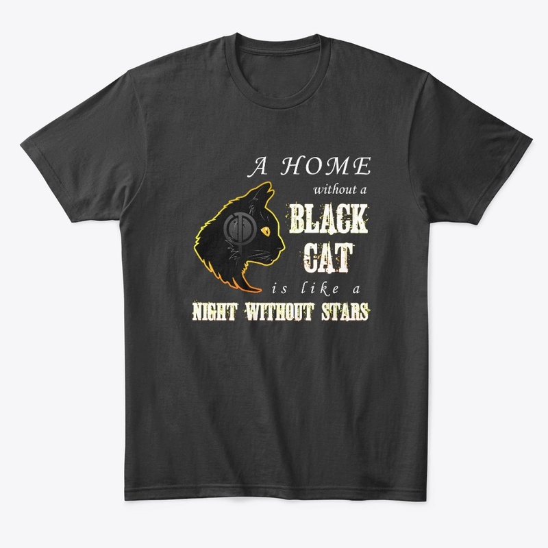 Black Cat quote Typography