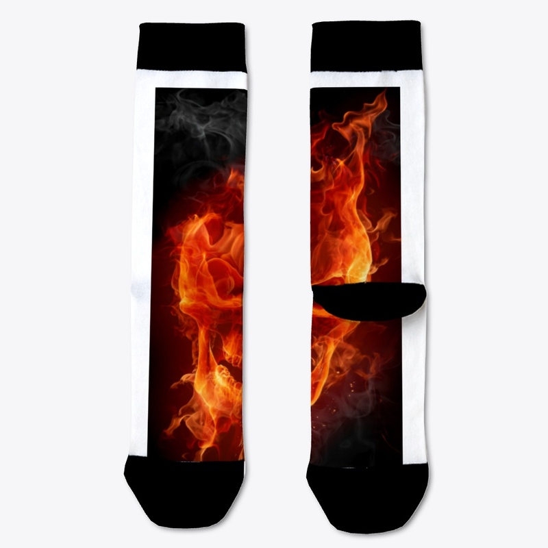 Fire skull