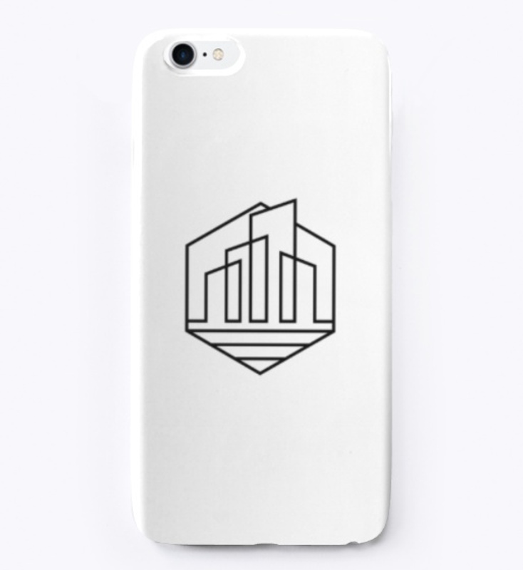 Étui Smartphone - Logo Noir Fond Pâle