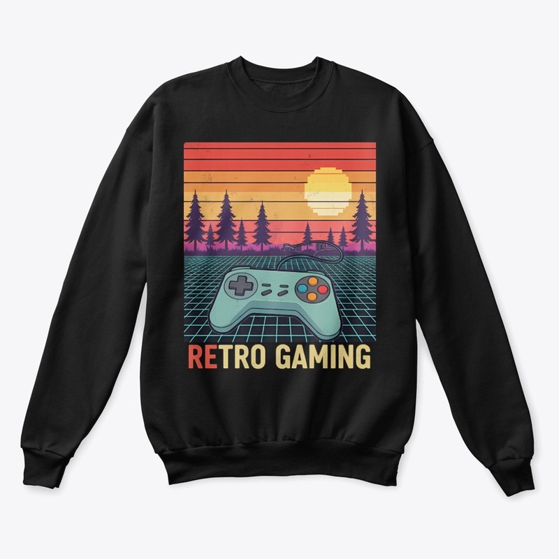 Retro Gaming Sunset