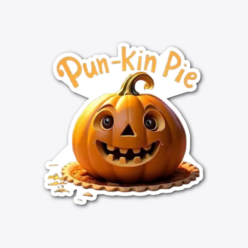 Pun-Kin Pie Halloween Pumpkin Pie