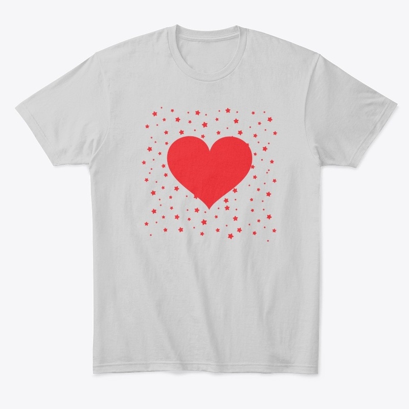 Heart with stars