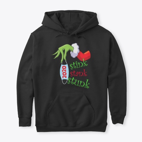 Funny G.Rinch 2020 Stink Stank Stunk Black T-Shirt Front