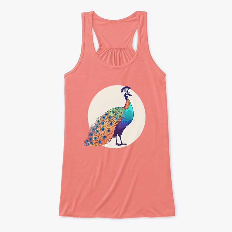 Elegant Abstract Peacock Design