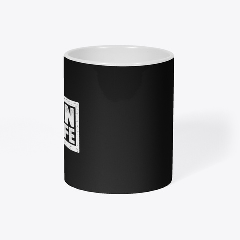 Urban Dad Life 2 Tone Mugs Black T-Shirt Right
