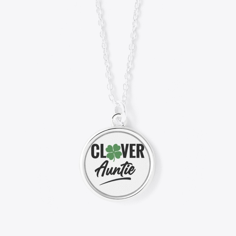 Clover Auntie White Merch