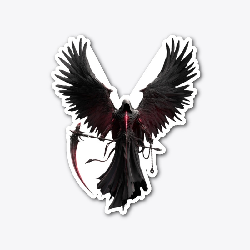 Hell Reaper with Dark Wings