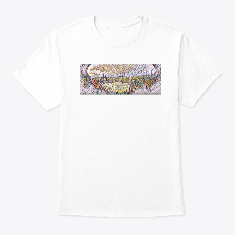 Baseball Stadium Mosaic Tee Shirt