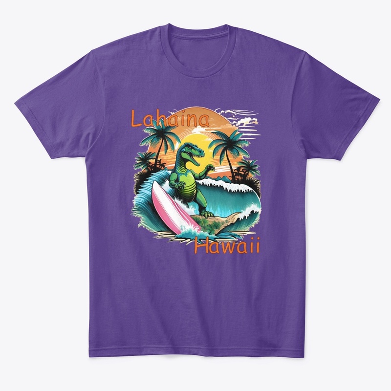 Surfing Dino Lahaina