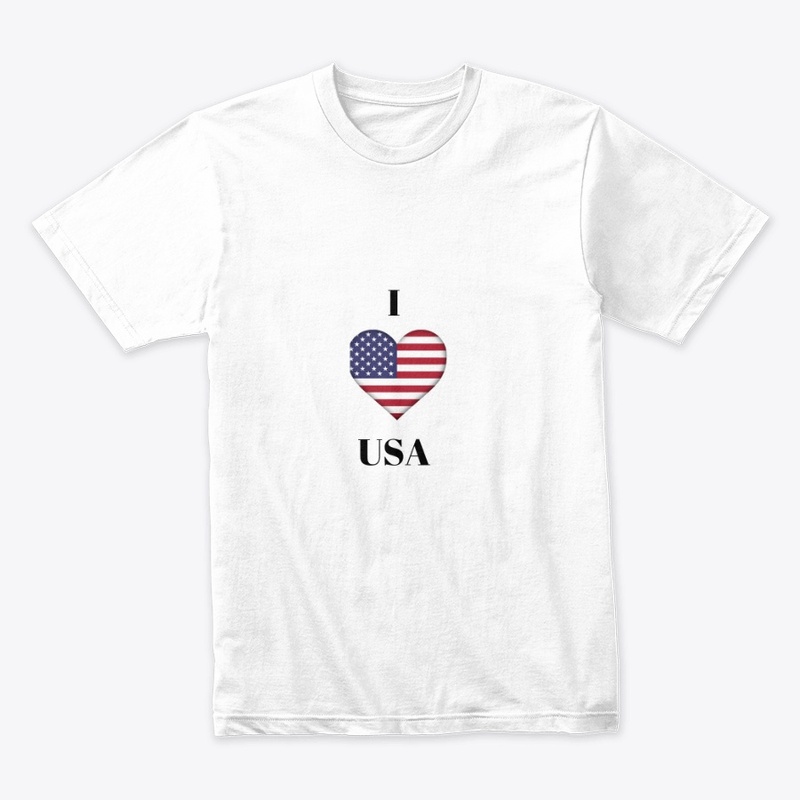 I love USA Tee - 4th of July Tee