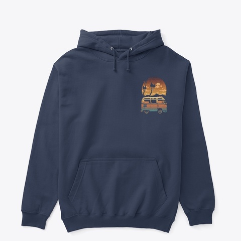 Combie Sunset Navy T-Shirt Front