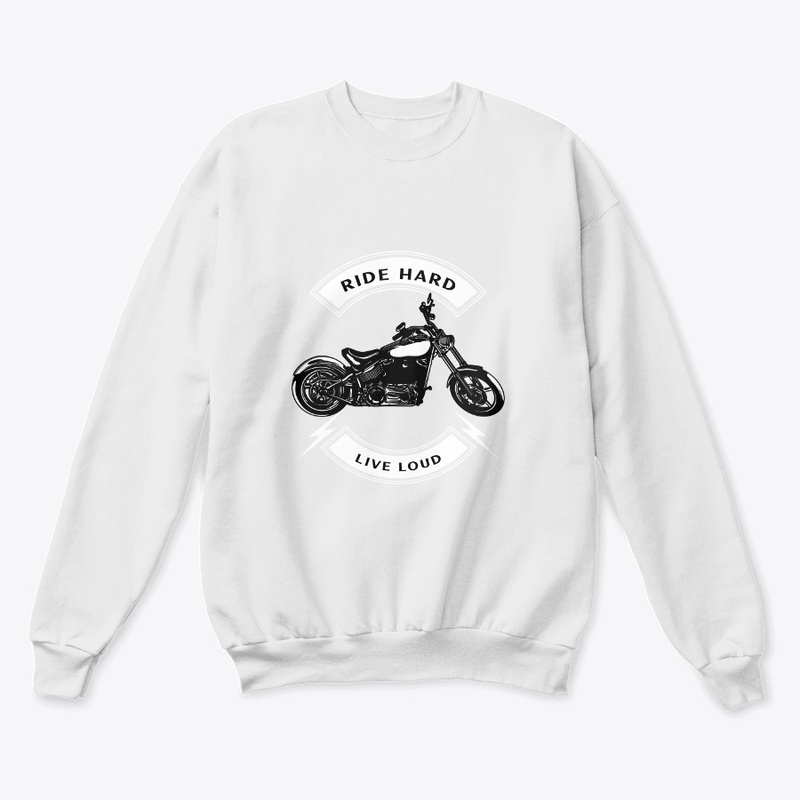 Ride Hard Live Loud Motorcycle