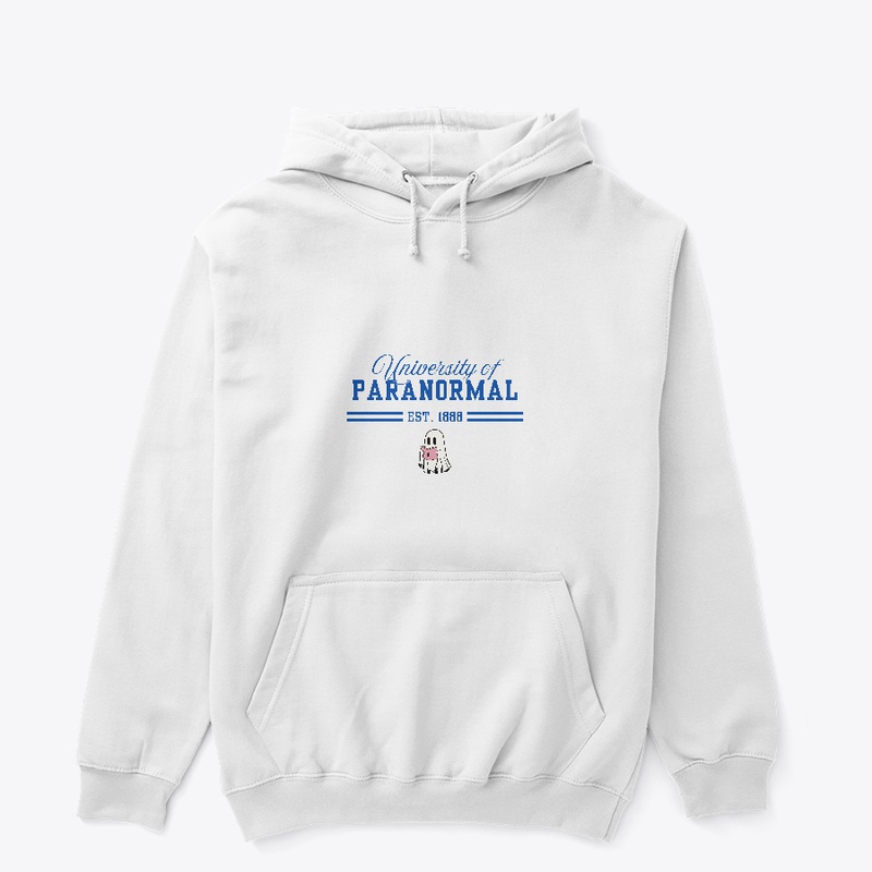 Univercity of Paranormal Blue letters 