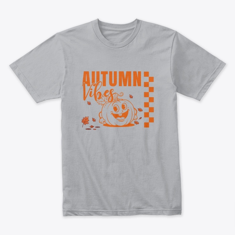 FUNNY AUTUMN VIBES CUTE PUMPKIN