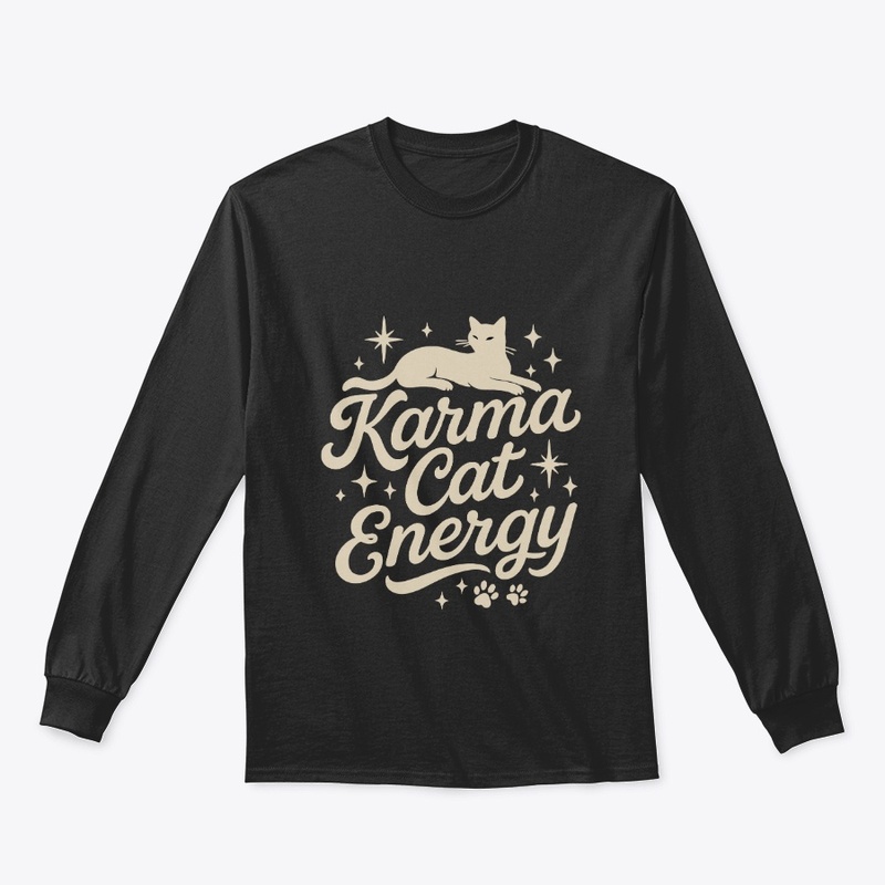 Karma Cute Cat Energy T-shirt