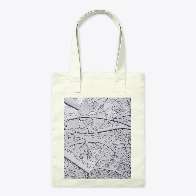 White and black texture / tree branches