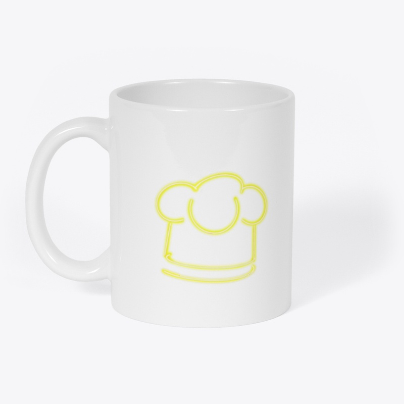 The Neon Gold Chef Hat