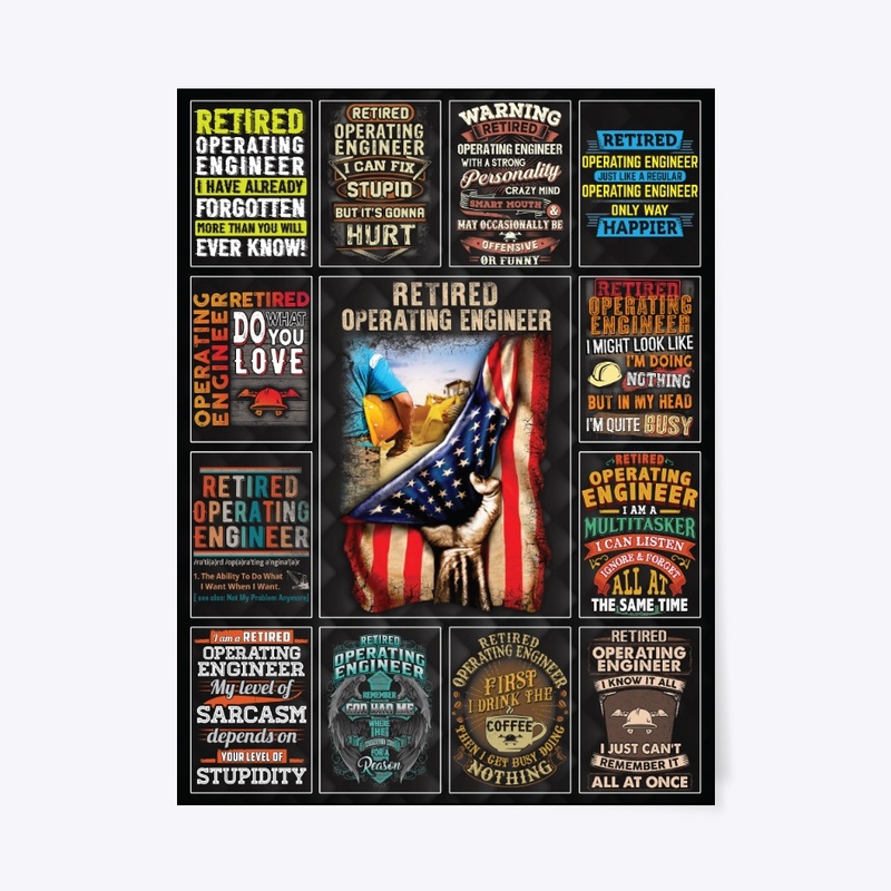 Retired Operating Engineer Collage