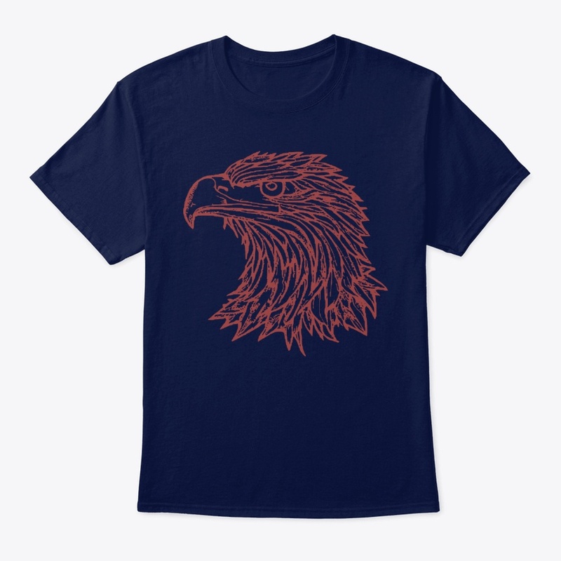 Fierce Eagle Head - Vintage Tribal Style