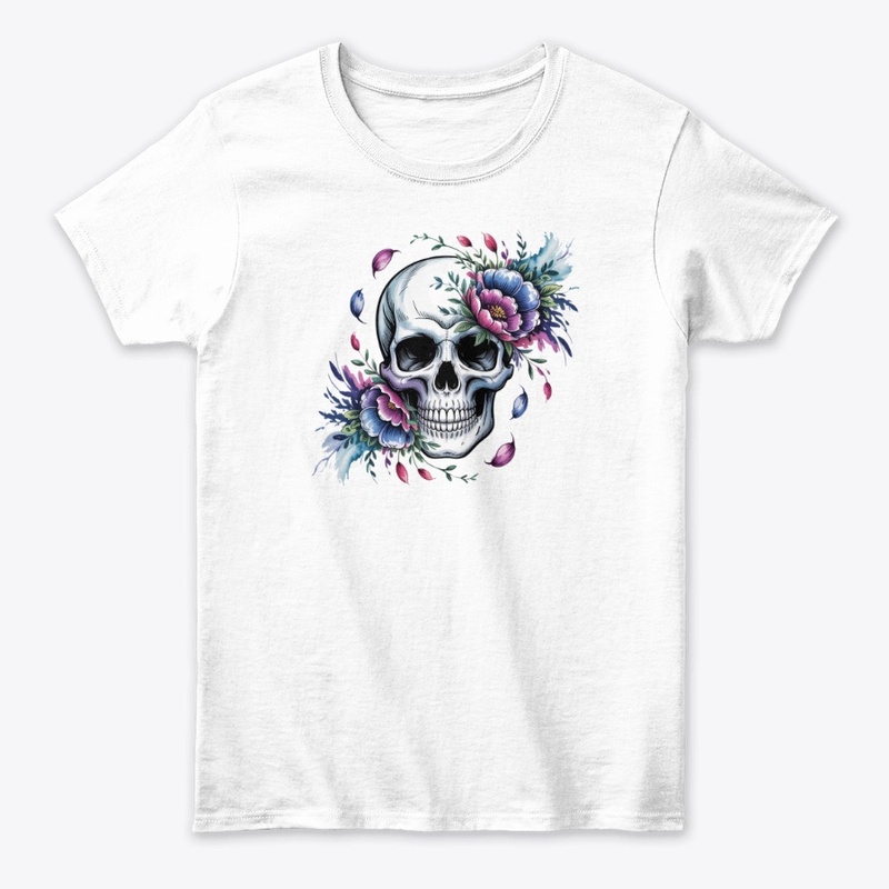 Skull Flora Design