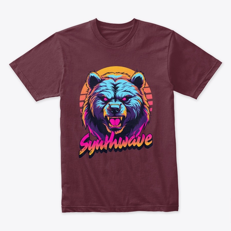 Synthwave Bear